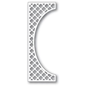 Poppystamps Craft Die - Picket Tall Curve Border 2363