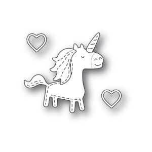 Poppystamps Craft Die - Whittle Unicorn 2370