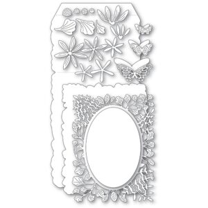 Poppystamps Craft Die - Fern and Daisy Pop-Up Easel 2377