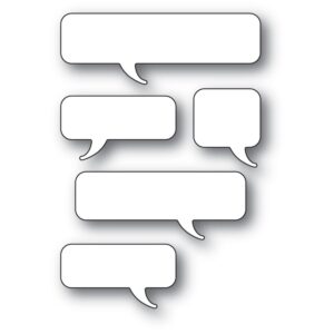 Poppystamps Craft Die - Word Balloons 2380