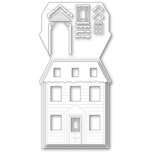 Poppystamps Craft Die - Winter House Pop Up Easel Set 2394