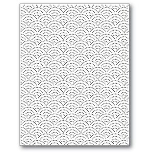 Poppystamps Craft Die - Pinpoint Half Ring Plate 2404
