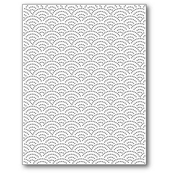 Poppystamps Craft Die - Pinpoint Half Ring Plate 2404