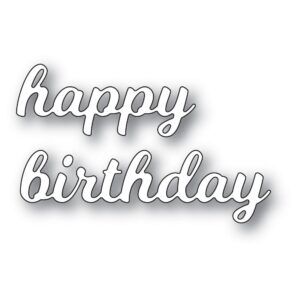 Poppystamps Craft Die - Splendid Happy Birthday 2461