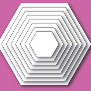Open Studio Craft Die - Studio Hexagon Layers 30073