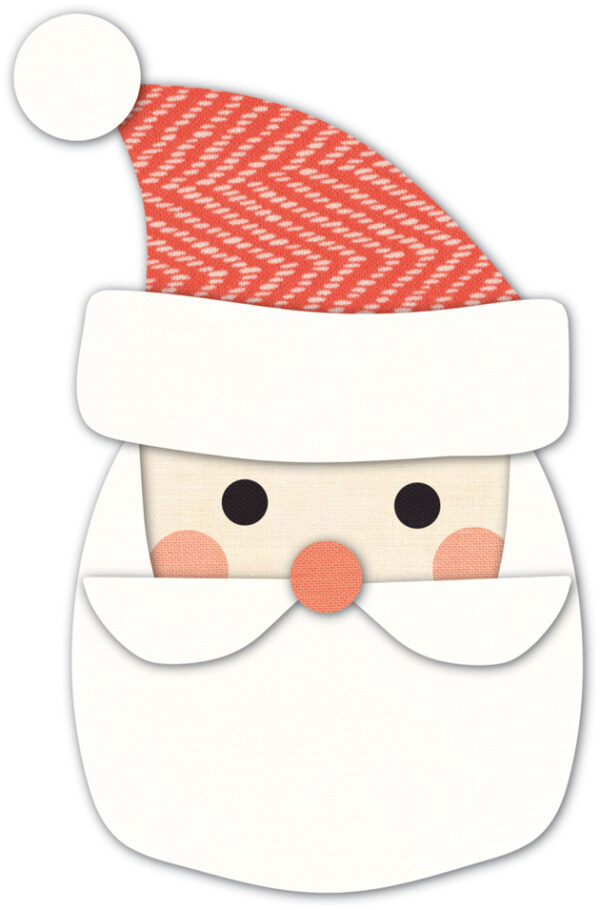 Open Studio Craft Die - Gleeful Santa 30103
