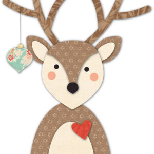Open Studio Craft Die - Decorated Deer 30109