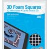 3D Foam Squares, White Small