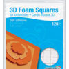 3D Foam Squares, White Regular