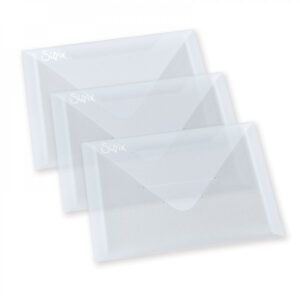 Sizzix Accessory - Plastic Envelopes, 5" x 6 7/8", 3 Pack