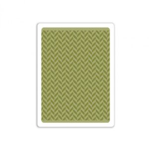 Tim Holtz® Alterations | Texture Fades™ Embossing Folder - Herringbone