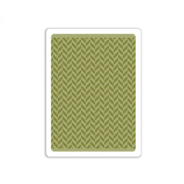 Tim Holtz® Alterations | Texture Fades™ Embossing Folder - Herringbone