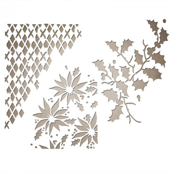 Tim Holtz® Alterations | Sizzix Thinlits™ Die Set 3-Pack - Mixed Media Christmas
