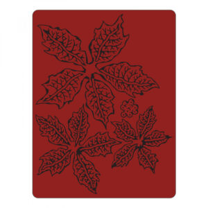 Tim Holtz® Alterations | Texture Fades™ Embossing Folder - Tattered Poinsettia