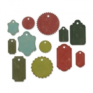 Tim Holtz® Alterations | Sizzix Thinlits™ Die Set 12-Pack - Gift Tags