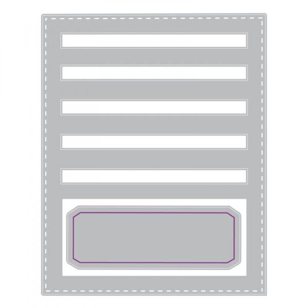 Tim Holtz® Alterations | Sizzix Thinlits™ Die Set 2-Pack - Stitched Slots