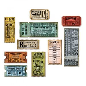 Tim Holtz® Alterations | Sizzix Framelits™ Die Set 6-Pack - Ticket Booth
