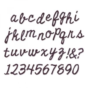 Tim Holtz® Alterations | Sizzix® Bigz XL Alphabet Die - Cutout Script