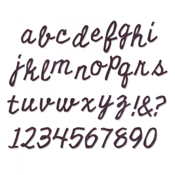 Tim Holtz® Alterations | Sizzix® Bigz XL Alphabet Die - Cutout Script