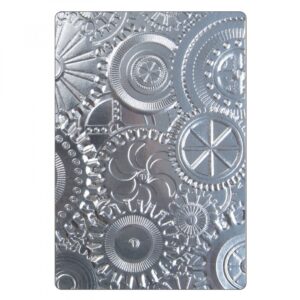 Tim Holtz® Alterations | 3-D Texture Fades™ Embossing Folder - Mechanics