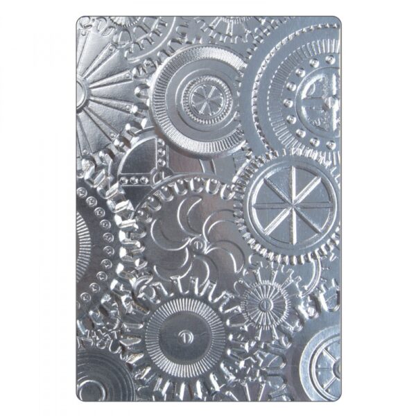 Tim Holtz® Alterations | 3-D Texture Fades™ Embossing Folder - Mechanics