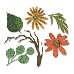 Tim Holtz® Alterations | Sizzix Thinlits™ Die Set 6-Pack - Funky Floral, Large