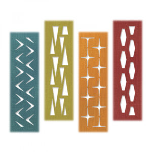 Tim Holtz® Alterations | Sizzix Thinlits™ Die Set 4-Pack - Retro Repeat