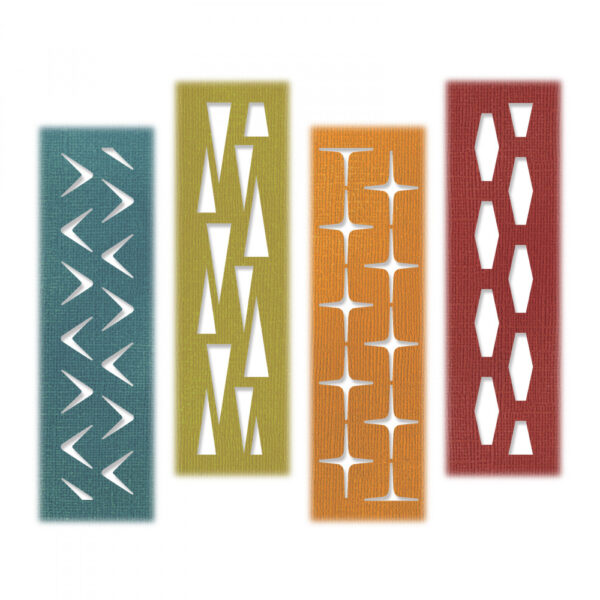 Tim Holtz® Alterations | Sizzix Thinlits™ Die Set 4-Pack - Retro Repeat