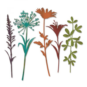 Tim Holtz® Alterations | Sizzix Thinlits™ Die Set 5-Pack - Wildflower Stems #2
