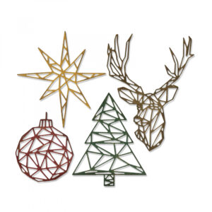 Tim Holtz® Alterations | Sizzix Thinlits™ Die Set 4-Pack - Geo Christmas
