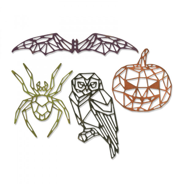 Tim Holtz® Alterations | Sizzix Thinlits™ Die Set 4-Pack - Geo Halloween