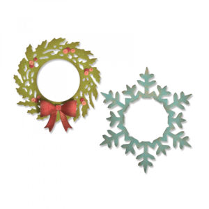 Tim Holtz® Alterations | Sizzix Thinlits™ Die Set 5-Pack - Wreath & Snowflake