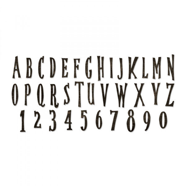 Tim Holtz® Alterations | Sizzix® Bigz XL Alphabet Die - Handmade
