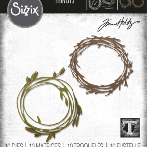 Tim Holtz® Alterations | Sizzix Thinlits™ Die Set 10-Pack - Funky Wreath