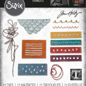 Tim Holtz® Alterations | Sizzix Thinlits™ Die Set 11-Pack - Media Marks