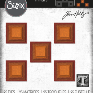 Tim Holtz® Alterations | Sizzix Thinlits™ Die Set 25-Pack - Stacked Squares