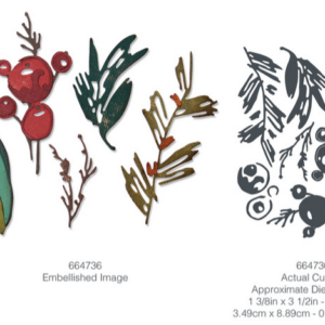 Tim Holtz® Alterations | Sizzix Thinlits™ Die Set 9-Pack - Holiday Brushstroke