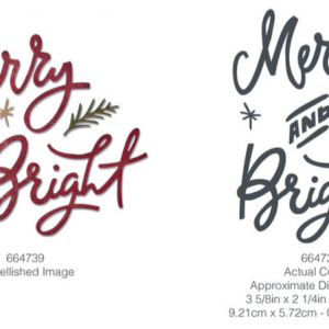 Tim Holtz® Alterations | Sizzix Thinlits™ Die Set 6-Pack - Merry & Bright