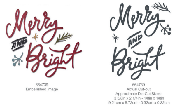 Tim Holtz® Alterations | Sizzix Thinlits™ Die Set 6-Pack - Merry & Bright