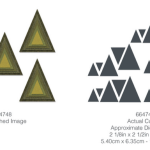 Tim Holtz® Alterations | Sizzix Thinlits™ Die Set 25-Pack - Stacked Tiles Triangles