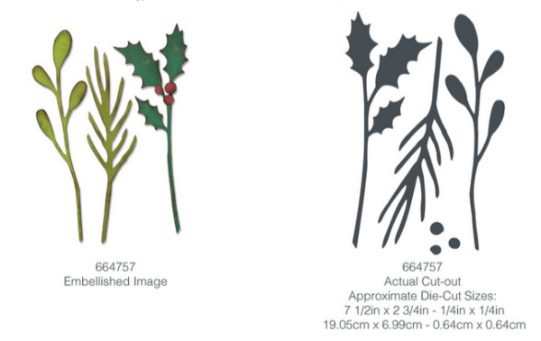 Tim Holtz® Alterations | Sizzix® Bigz™ L Die - Festive Stems
