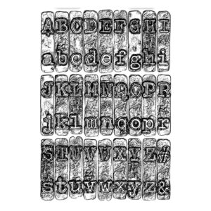 Tim Holtz® Alterations | Texture Fades™ Embossing Folder - Typewriter