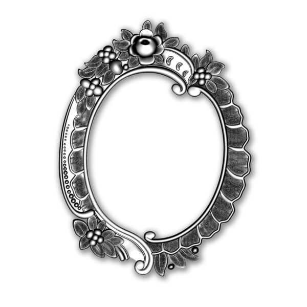 Tim Holtz® Alterations | 3-D Impresslits™ Embossing Folder - Floral Frame