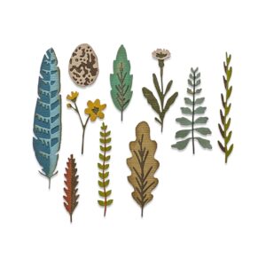 Tim Holtz® Alterations | Sizzix Thinlits™ Die Set 10-Pack - Funky Nature
