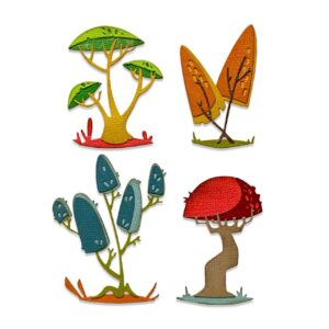 Tim Holtz® Alterations | Sizzix Thinlits™ Die Set 5-Pack - Funky Toadstools