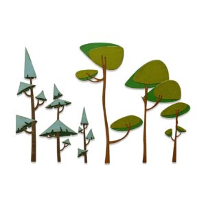 Tim Holtz® Alterations | Sizzix Thinlits™ Die Set 6-Pack - Funky Trees