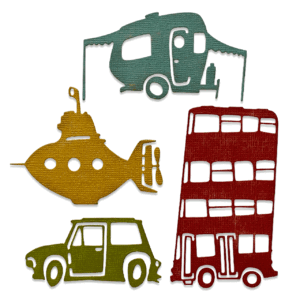 Tim Holtz® Alterations | Sizzix Thinlits™ Die Set 4-Pack - Wacky Transport #1