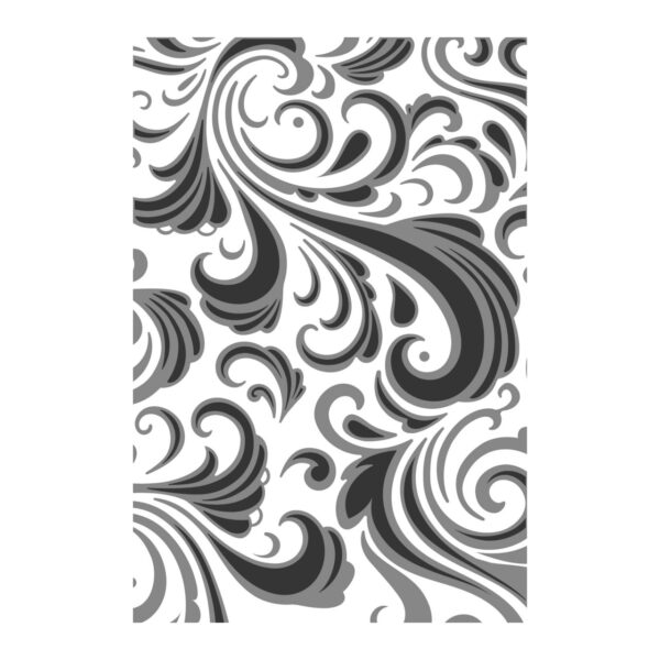 Tim Holtz® Alterations | Texture Fades™ Multi-Level Embossing Folder - Swirls