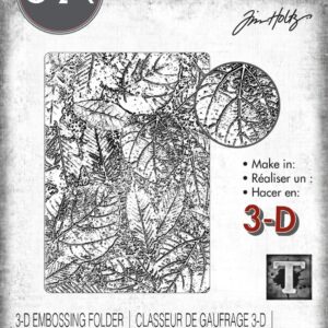 Tim Holtz® Alterations | 3-D Texture Fades™ Embossing Folder - Foliage