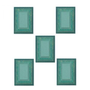 Tim Holtz® Alterations | Sizzix® Framelits™ Die Set 25-Pack - Stacked Tiles, Rectangles